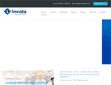 Tablet Screenshot of cursoinvista.com.br